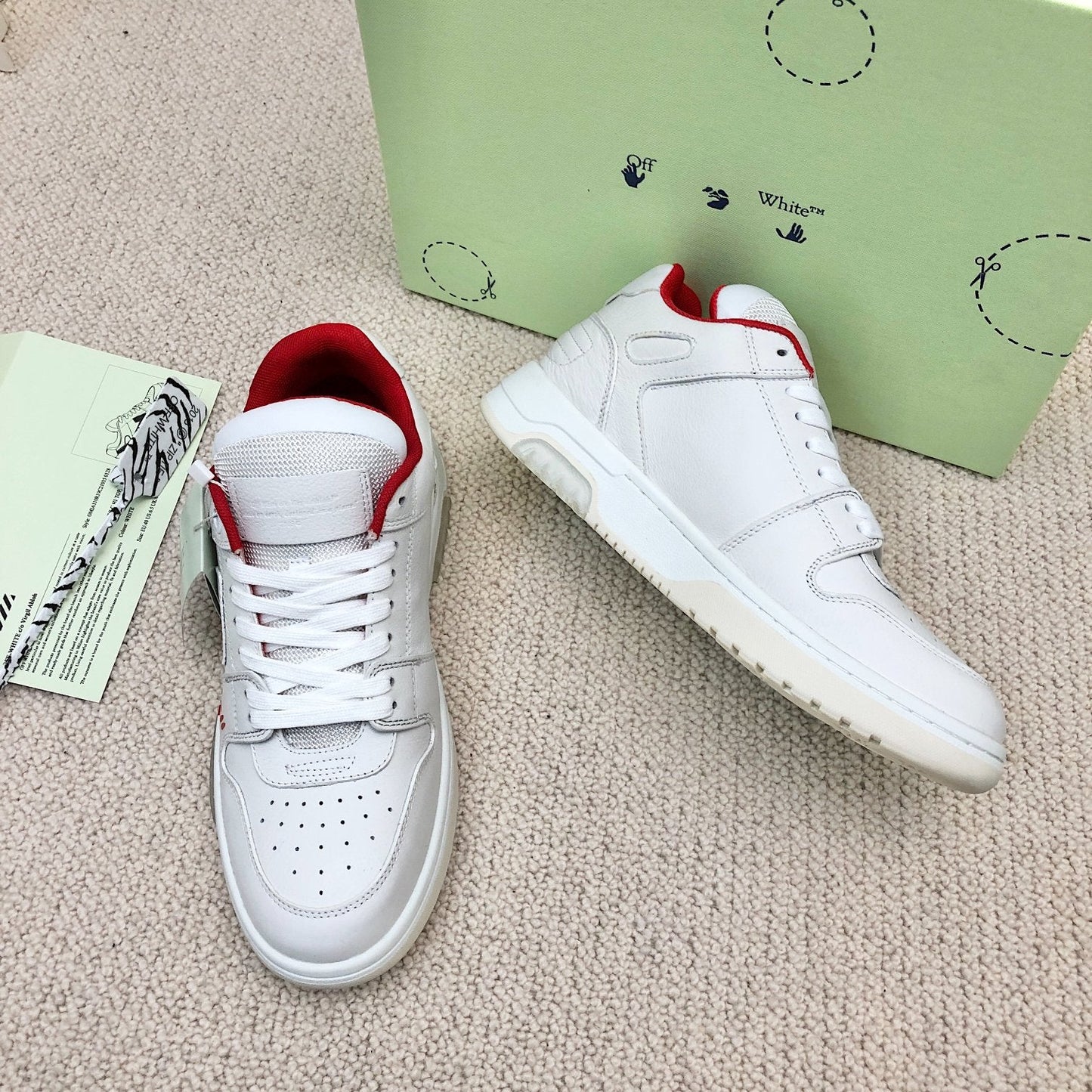 Off-White Out of Office 'For Walking - White Red'