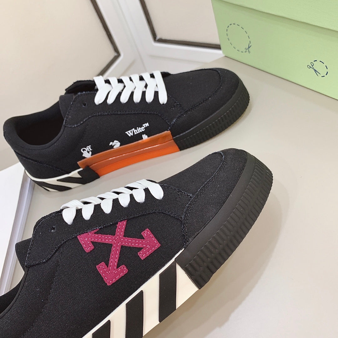 Off-White Vulc Low Black Purple
