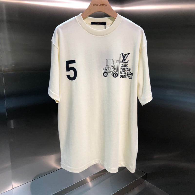 Louis Vuitton Set Design Operation Tee White