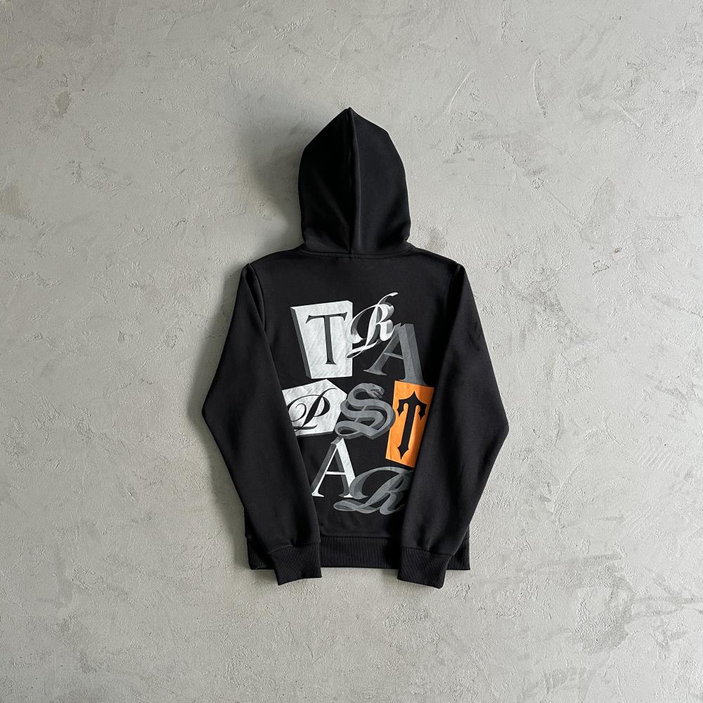 Trapstar TS Script 3D Edition Hoodie Black