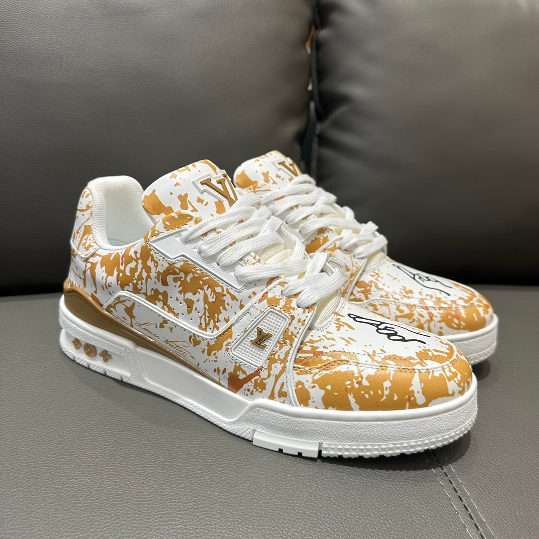 Louis Vuitton LV Trainer Canvas In Residence White