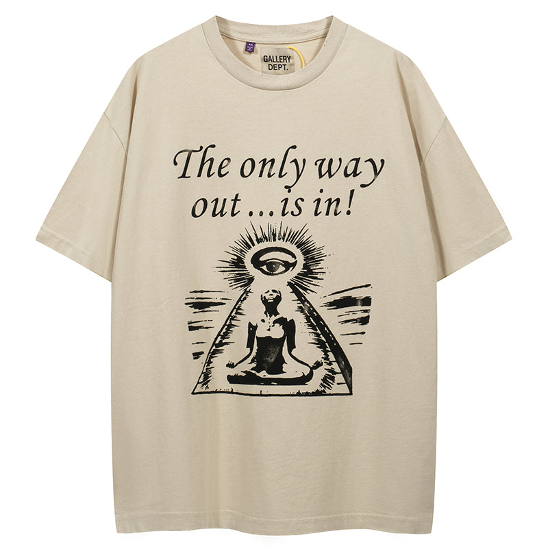 Gallery Dept 'Only Way Out ATK' T Shirt