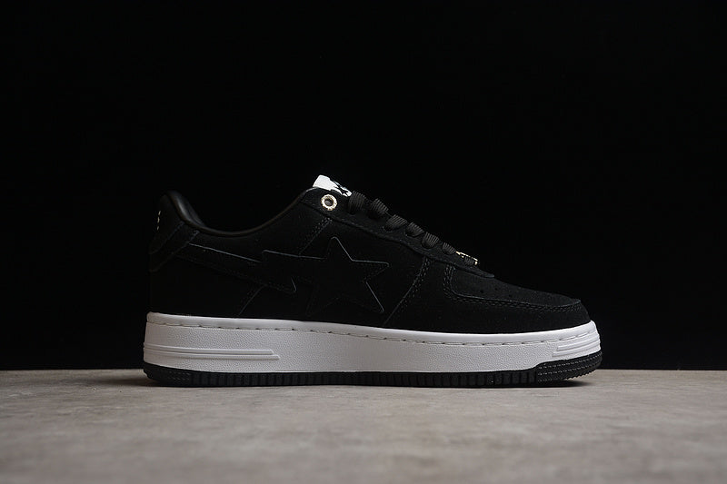 A Bathing Ape Bape Sta Black Suede