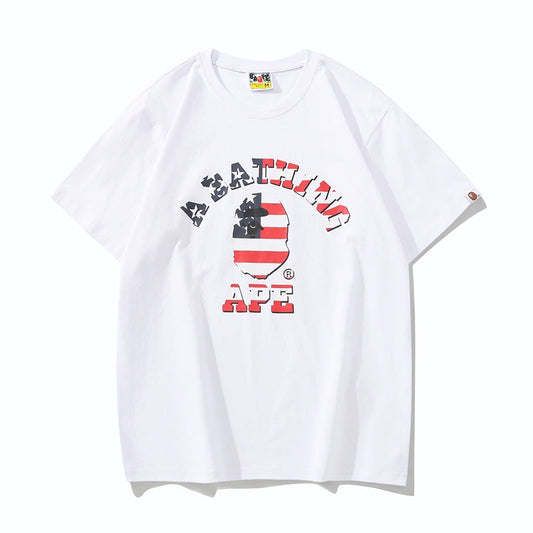 BAPE US Limited Collection College T-Shirt White