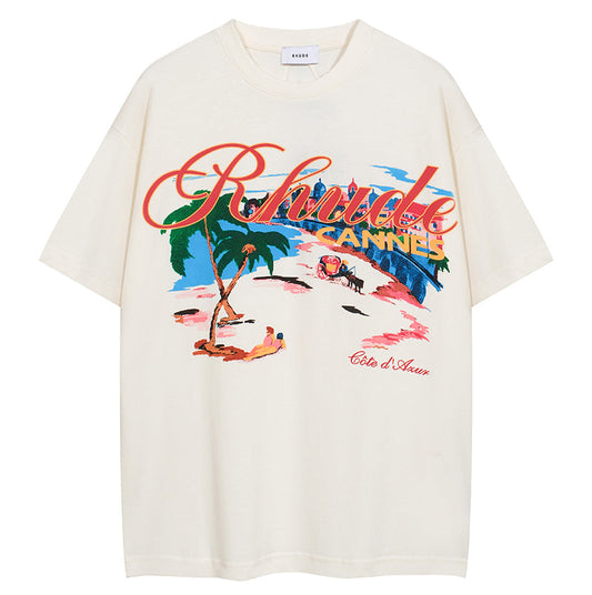 Rhude Cannes Beach T-Shirt