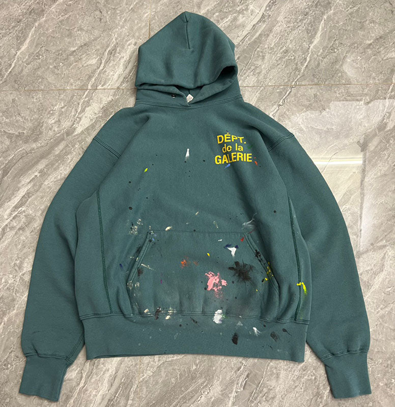Gallery Dept. Painter Logo Hoodie Green