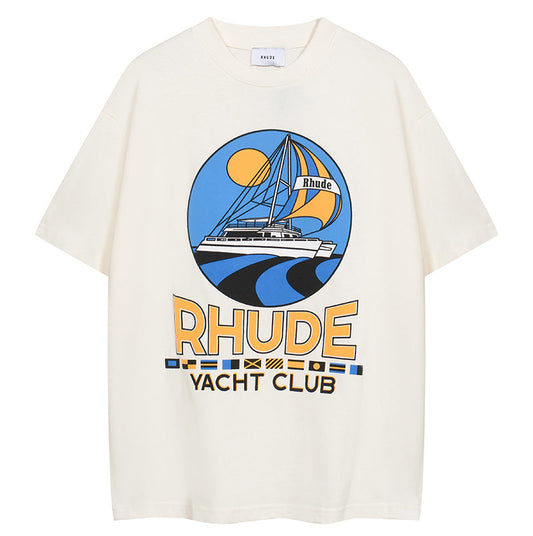 Rhude Yacht Club T-Shirt White