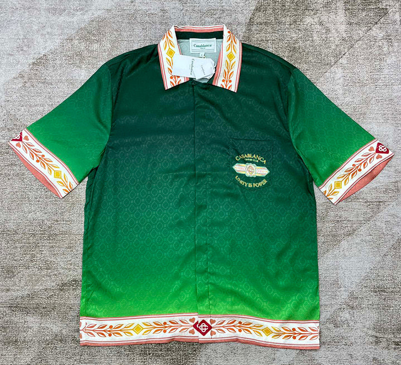 CASABLANCA Unity Is Power Silk Shirt
