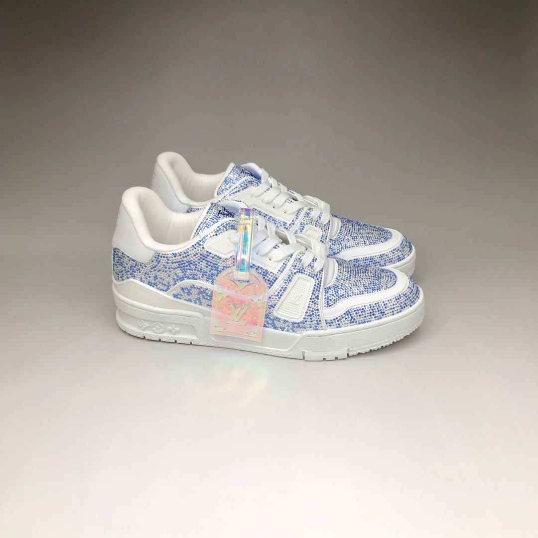 Louis Vuitton LV Trainer Azur Stone