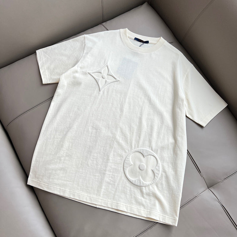 Louis Vuitton Relief Logo Tee White