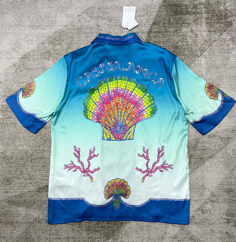 CASABLANCA Coquillage Coloré Silk Shirt