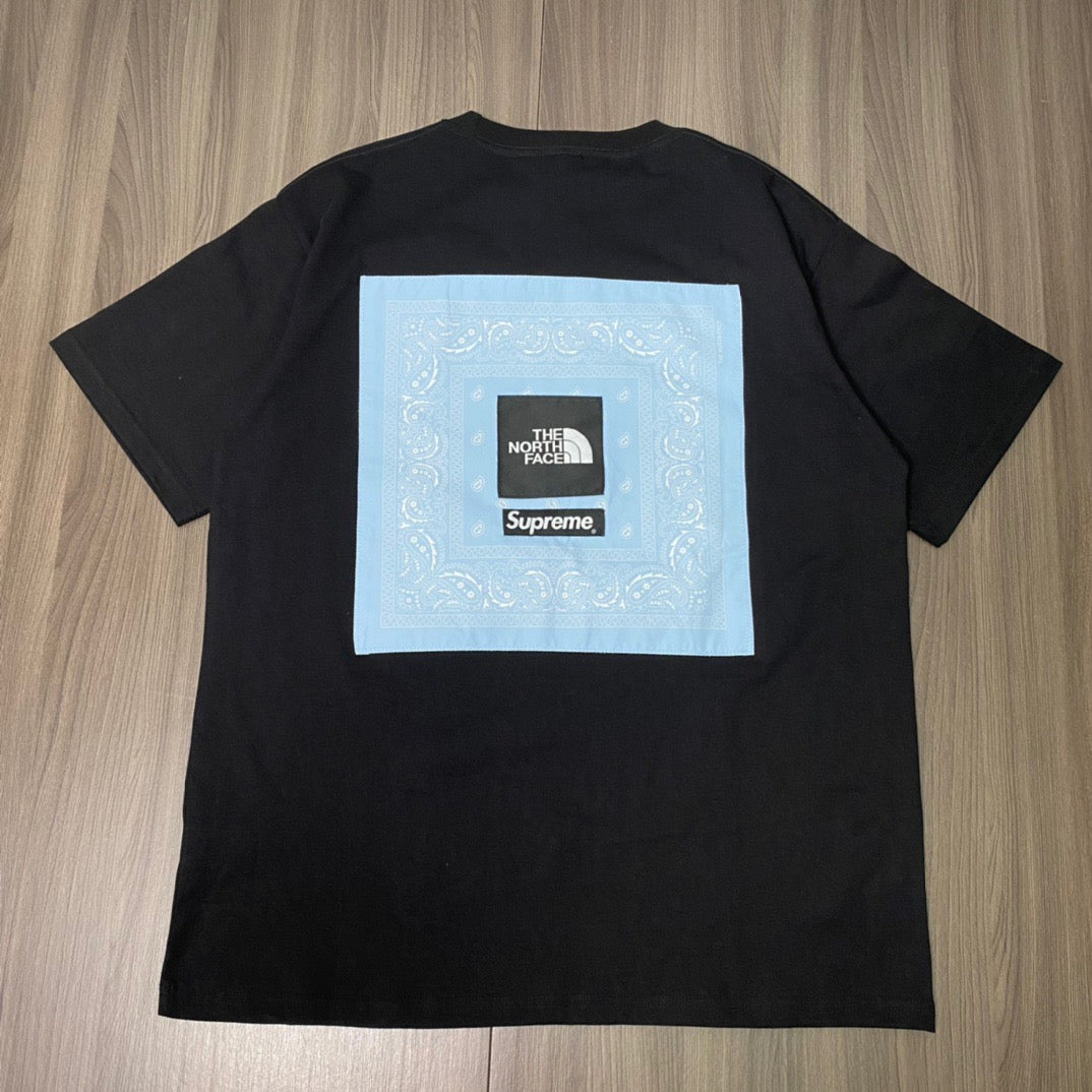 Supreme The North Face Bandana Tee Black