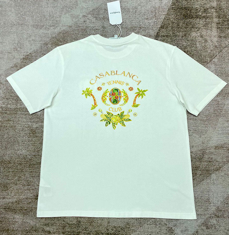 CASABLANCA Joyaux D'Afrique Tennis Club T-Shirt White