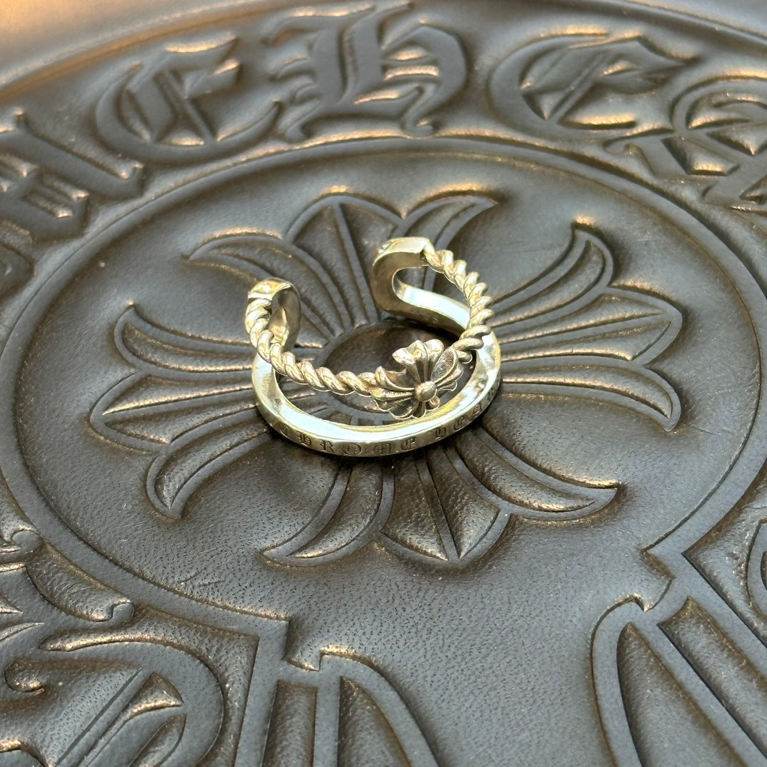 Chrome Hearts - Retro Double-Layer Ring