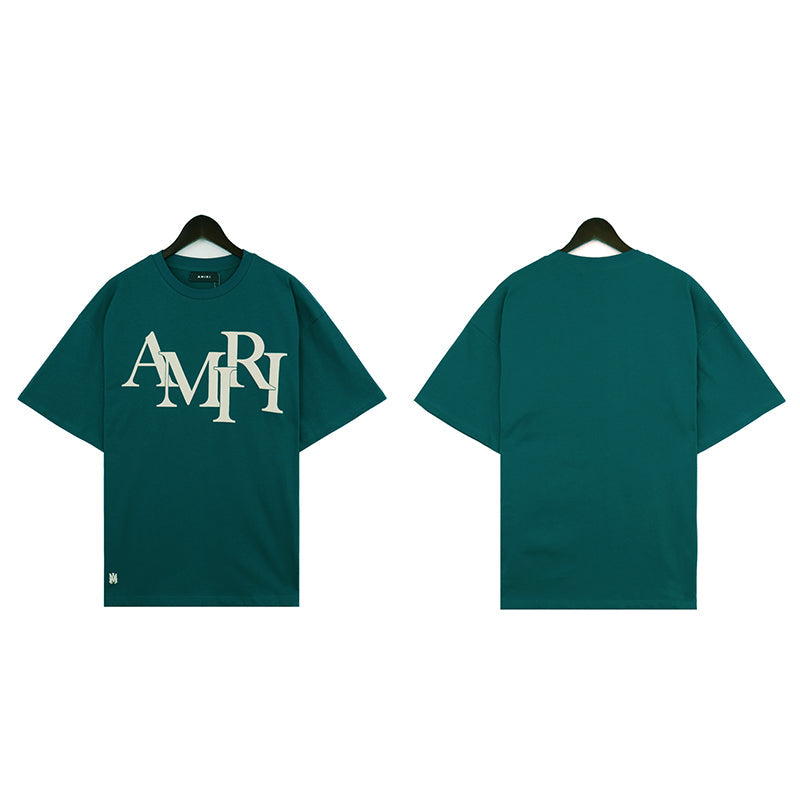 AMIRI Staggered Logo T-Shirt Green