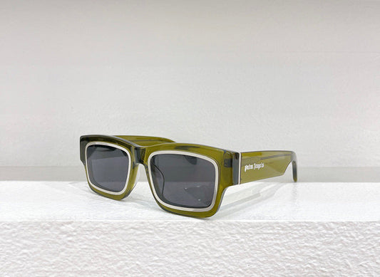 Palm Angels Raymond Sunglasses Green
