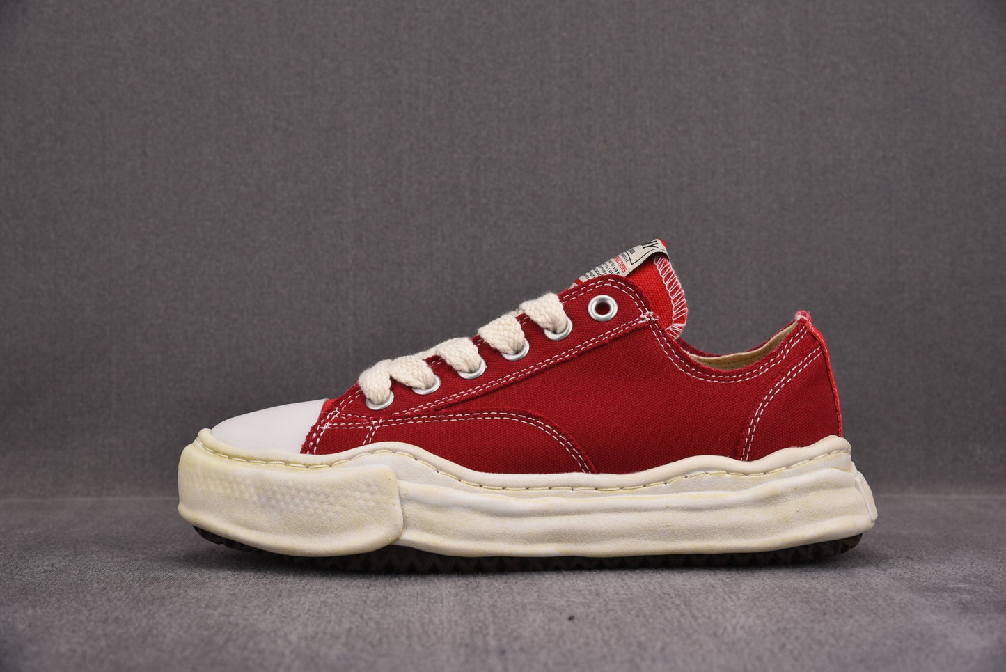 Maison Mihara Yasuiro Baker OD OG Sole Canvas Low Red