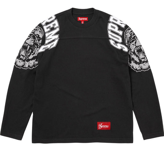 Supreme Mascot L/S Football Top Black