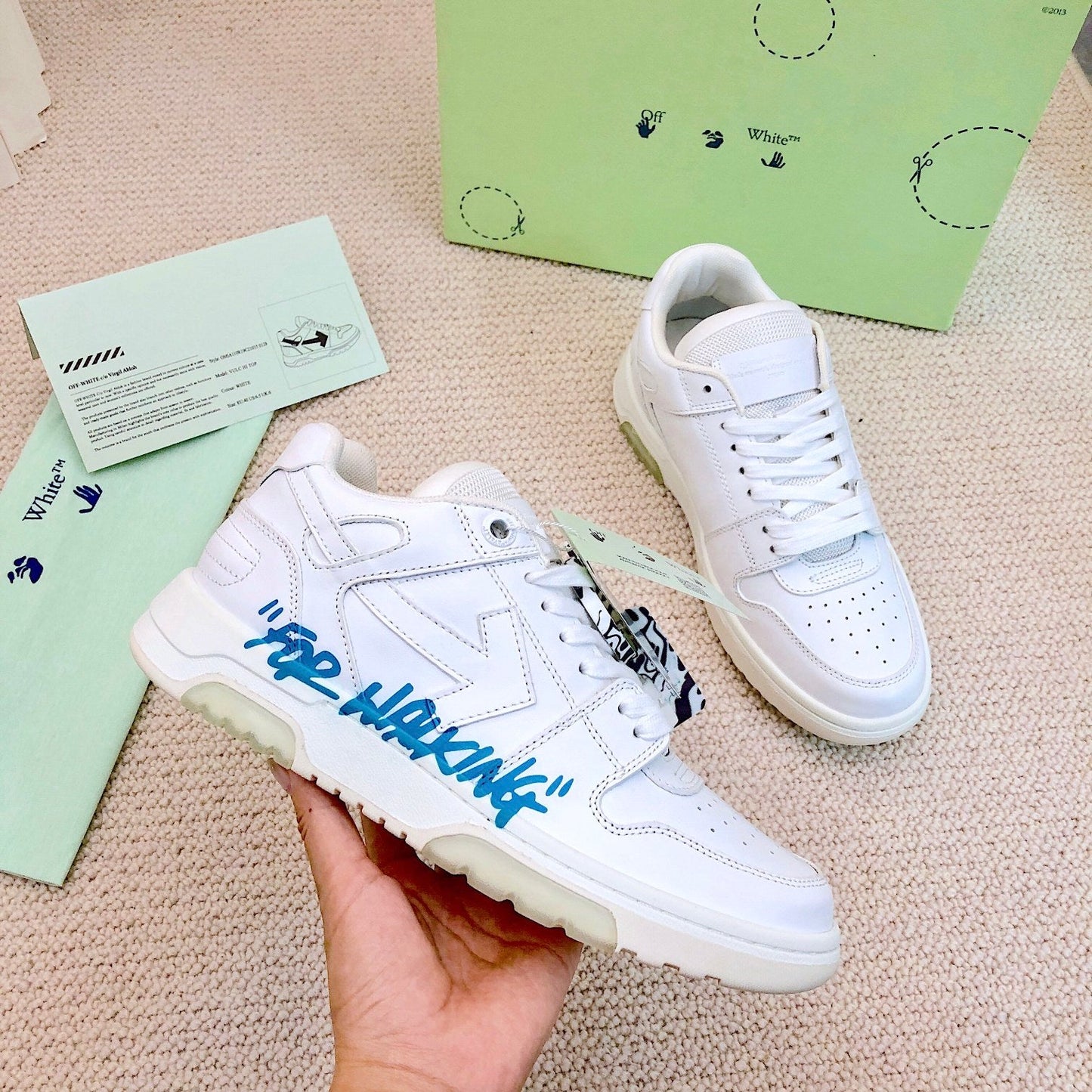Off-White Out of Office Low 'For Walking - White Blue'