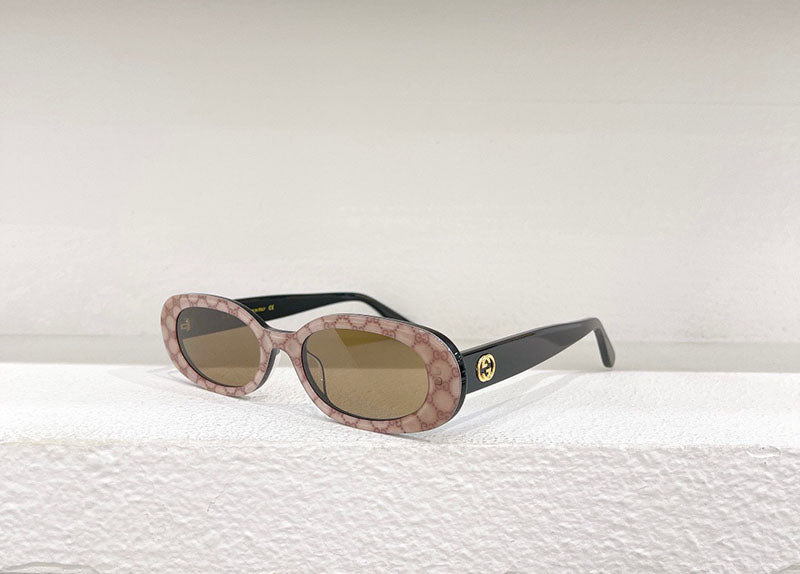Gucci Oval-frame Sunglasses