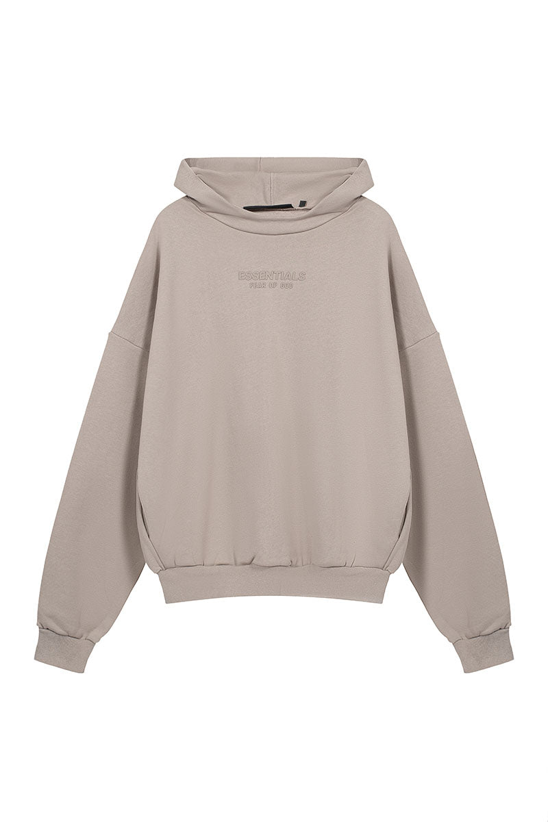 Fear of God Essentials Pullover Hoodie Silver Cloud