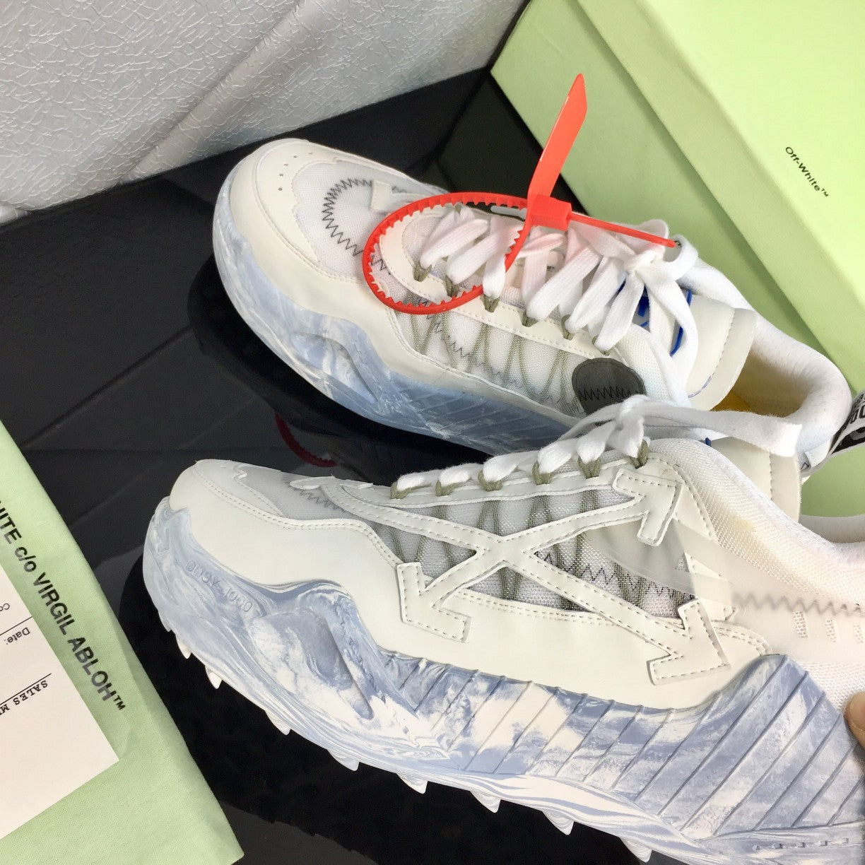 Off-White Wmns ODSY-1000 'White Blue'