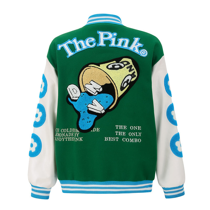 Vandy The Pink Lemonade Varsity Jacket
