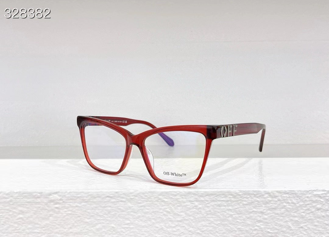 Off-White Eyewear butterfly-frame Glasses Red