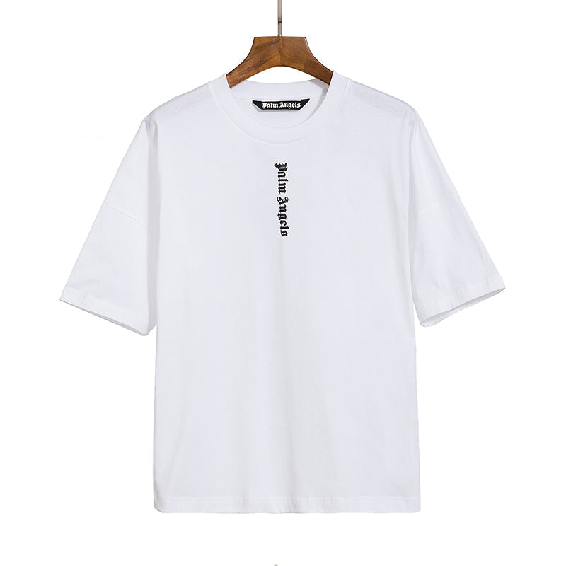 Palm Angels Vertical Logo T Shirt White