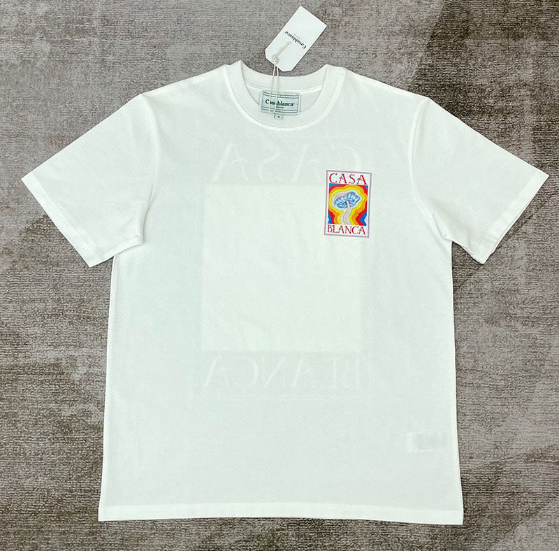 CASABLANCA Mind Vibrations Printed T-shirt