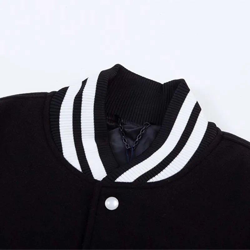 Louis Vuitton  Varsity Jacket Black White