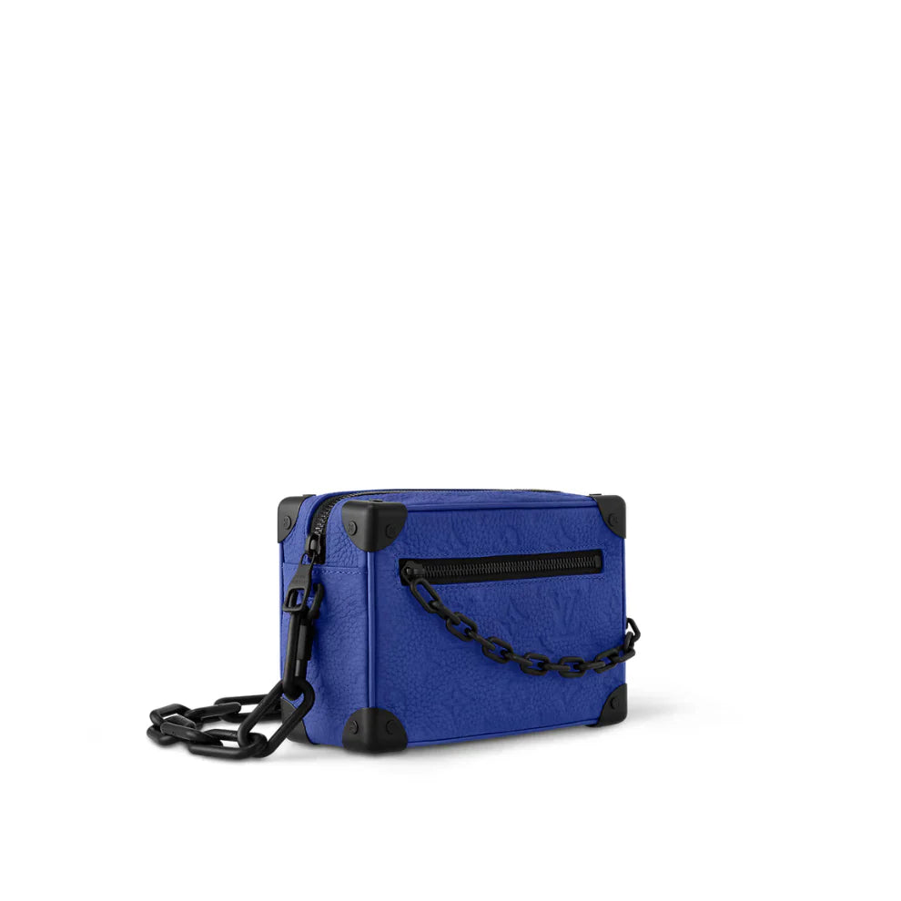 LOUIS VUITTON Mini Soft Trunk Bag In Blue