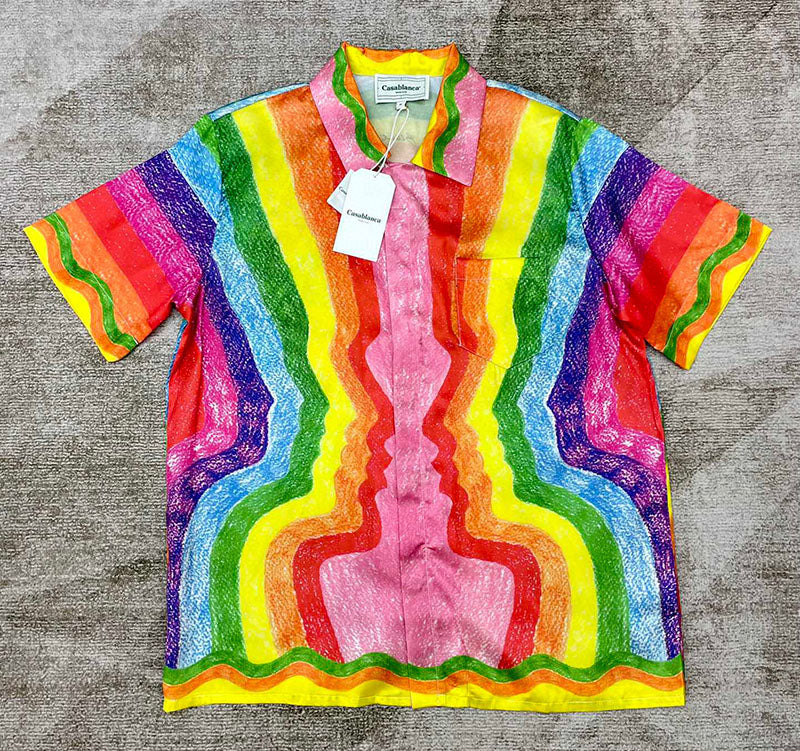CASABLANCA Mind Vibrations Silk Shirt