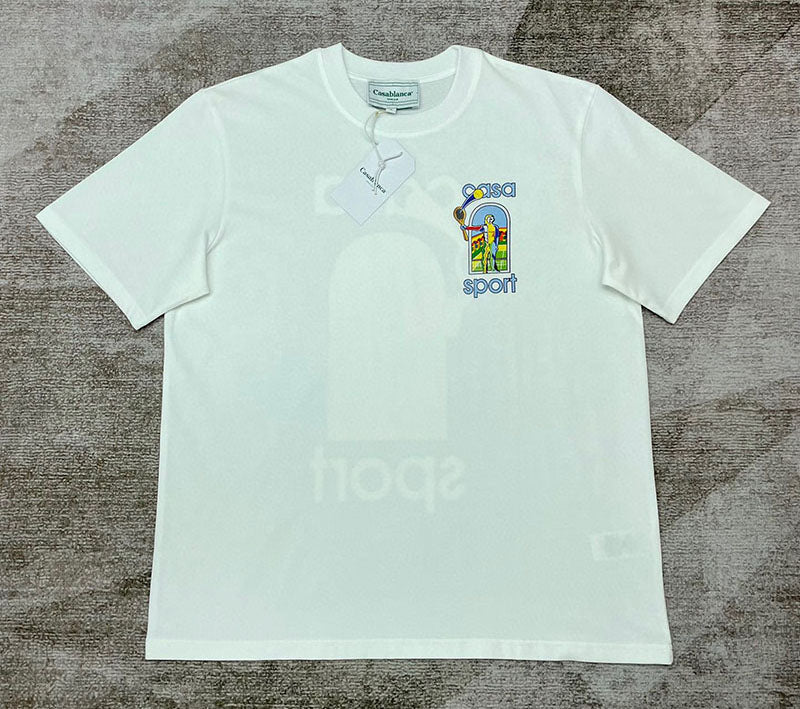 CASABLANCA Le Jeu Coloré T-Shirt White
