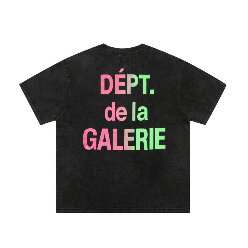 Gallery Dept Rainbow Tee 'Black'