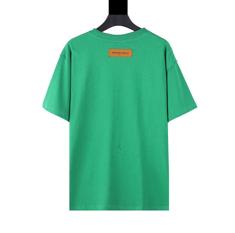 Louis Vuitton LV Debossed Tee Green