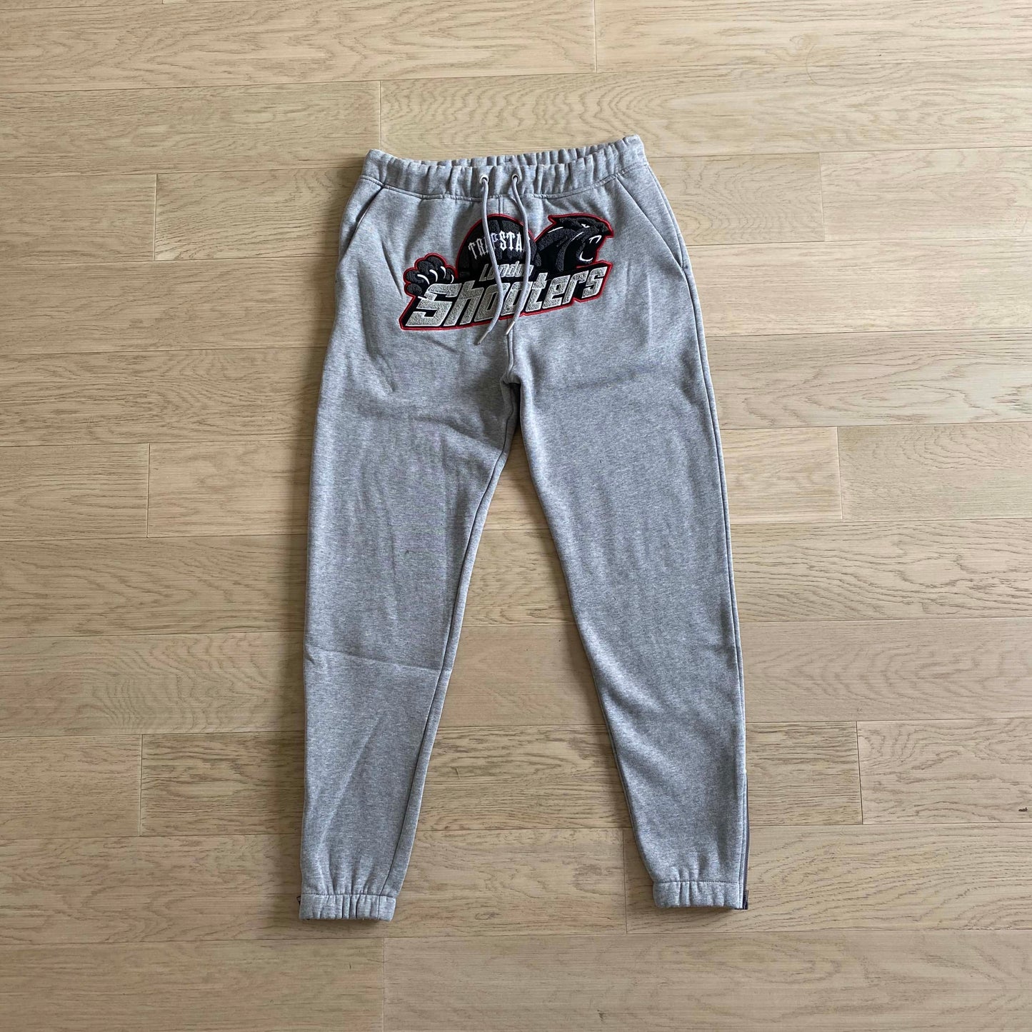 Trapstar Shooters Hoodie Tracksuit Grey/Red