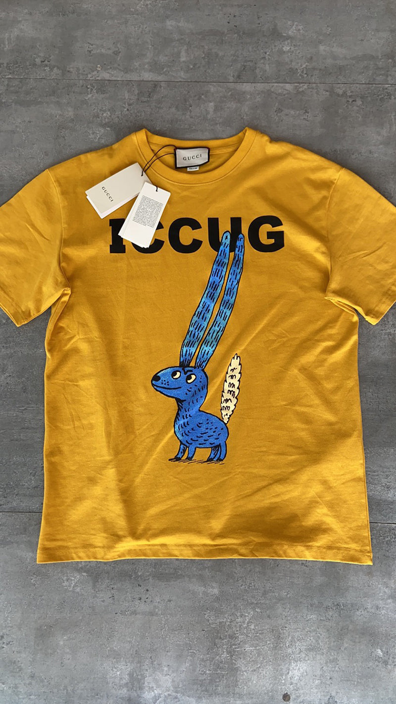 GUCCI x Freya Hartas 'Iccug' Logo T Shirt