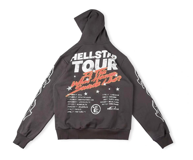 Hellstar Records Tour Hoodie Black