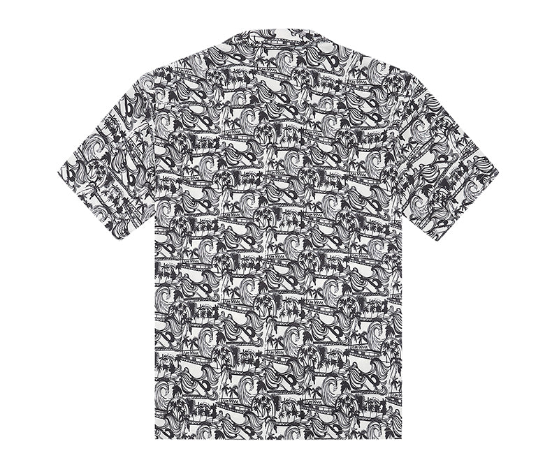 Palm Angels Waves Bowling Shirt