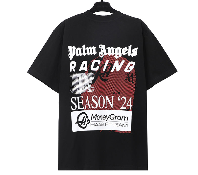 Palm Angels Moneygram Haas F1 Team T-Shirt Black