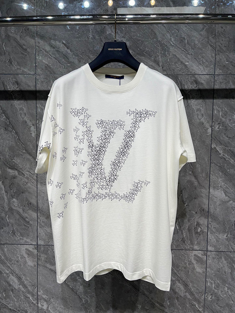 Louis Vuitton LV Planes Printed T-Shirt White