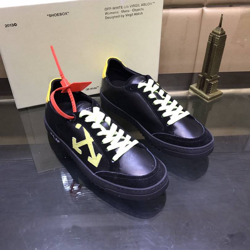Off-White Vulc Low 'Black yellow'