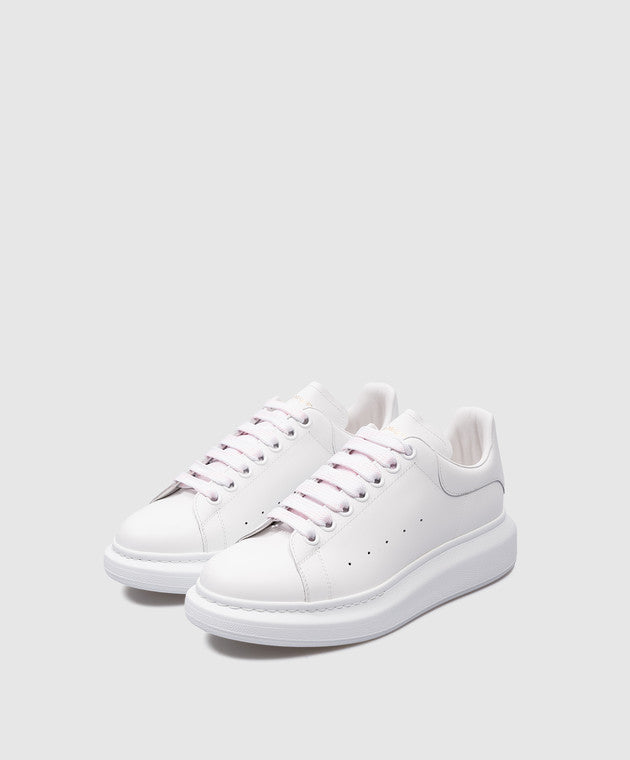 Alexander McQueen Oversized White leather sneakers