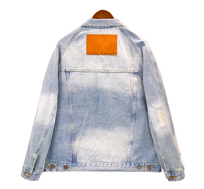 PALM ANGELS Oversized denim jacket Palm Angels