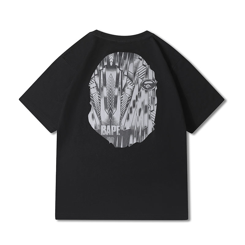 BAPE Speed Racer Big Ape Head Tee Black Grey