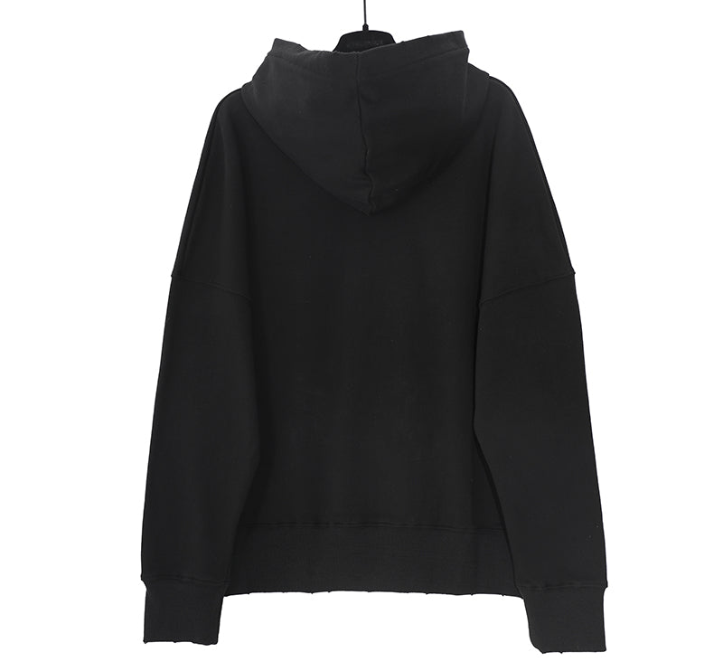 Palm Angels Black Monogram Hoodie