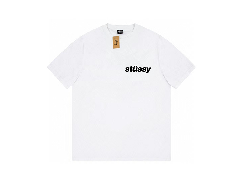 Stussy Popsicle T-Shirt White/Orange