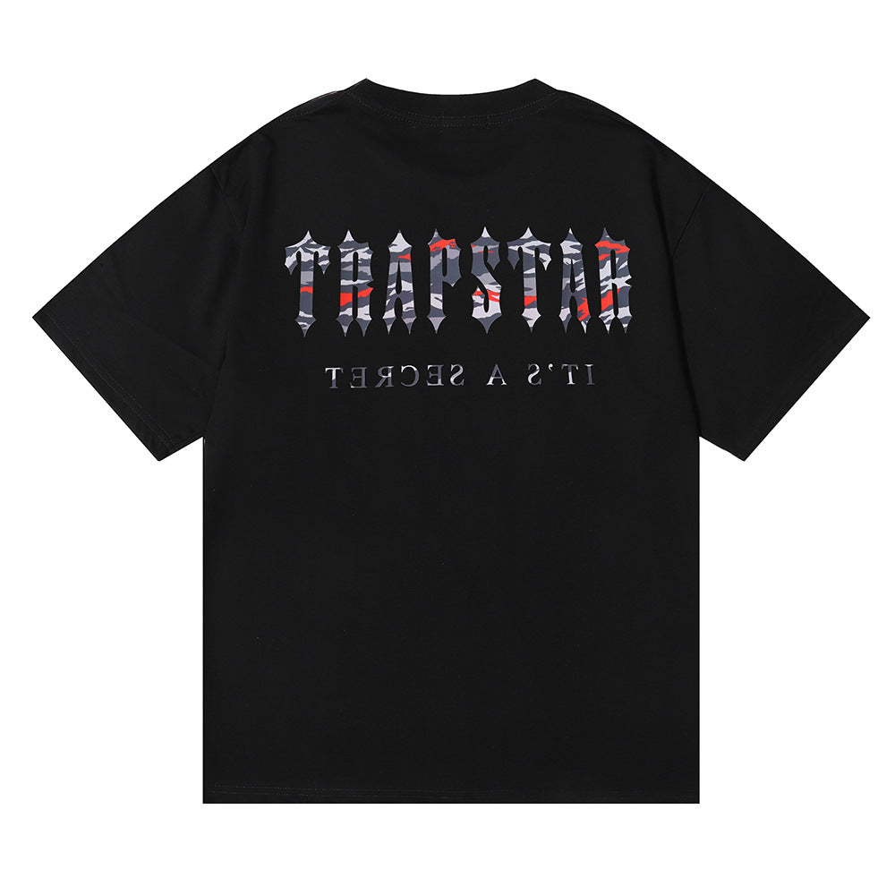Trapstar Irongate Camo T Tee Black/Infrared Edition