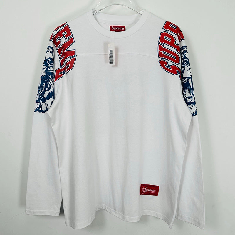 Supreme Mascot L/S Football Top White
